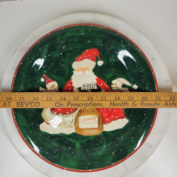 Noble Excellence Santa Mates Dinner‎ Plate 11" Christmas Holiday Retired New - Picture 7 of 10